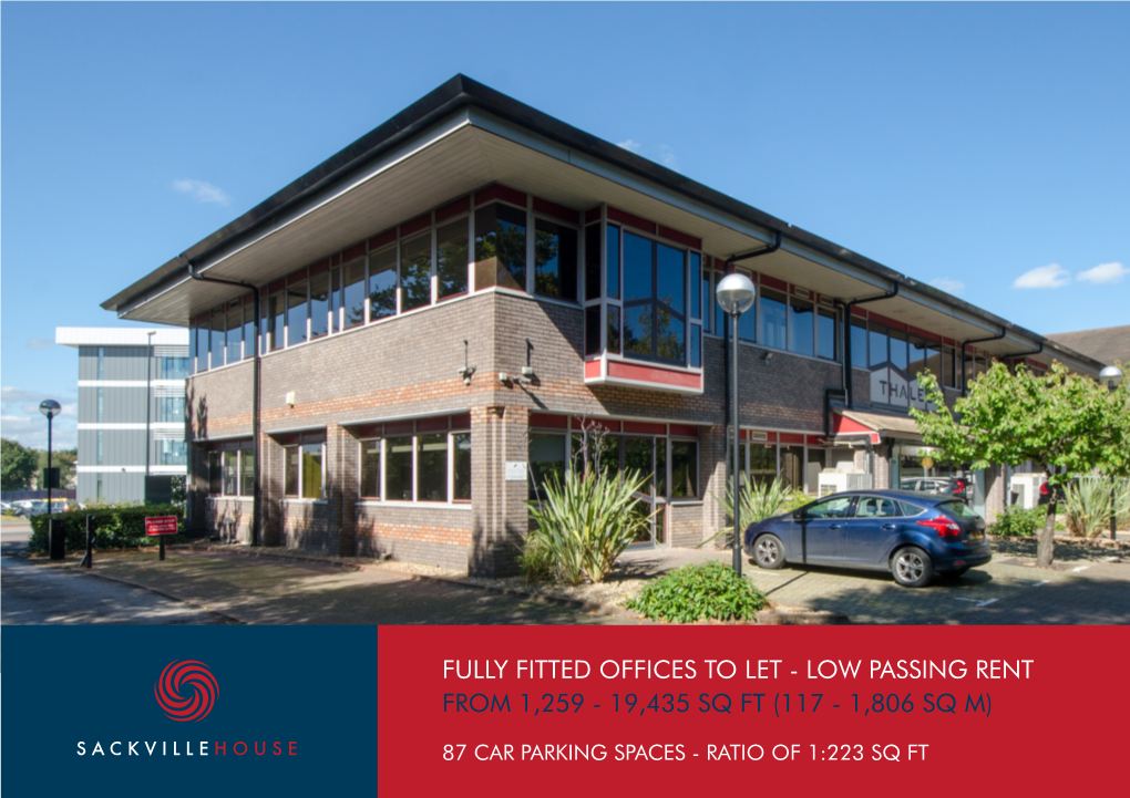 Fully Fitted Offices to Let - Low Passing Rent from 1,259 - 19,435 Sq Ft (117 - 1,806 Sq M)