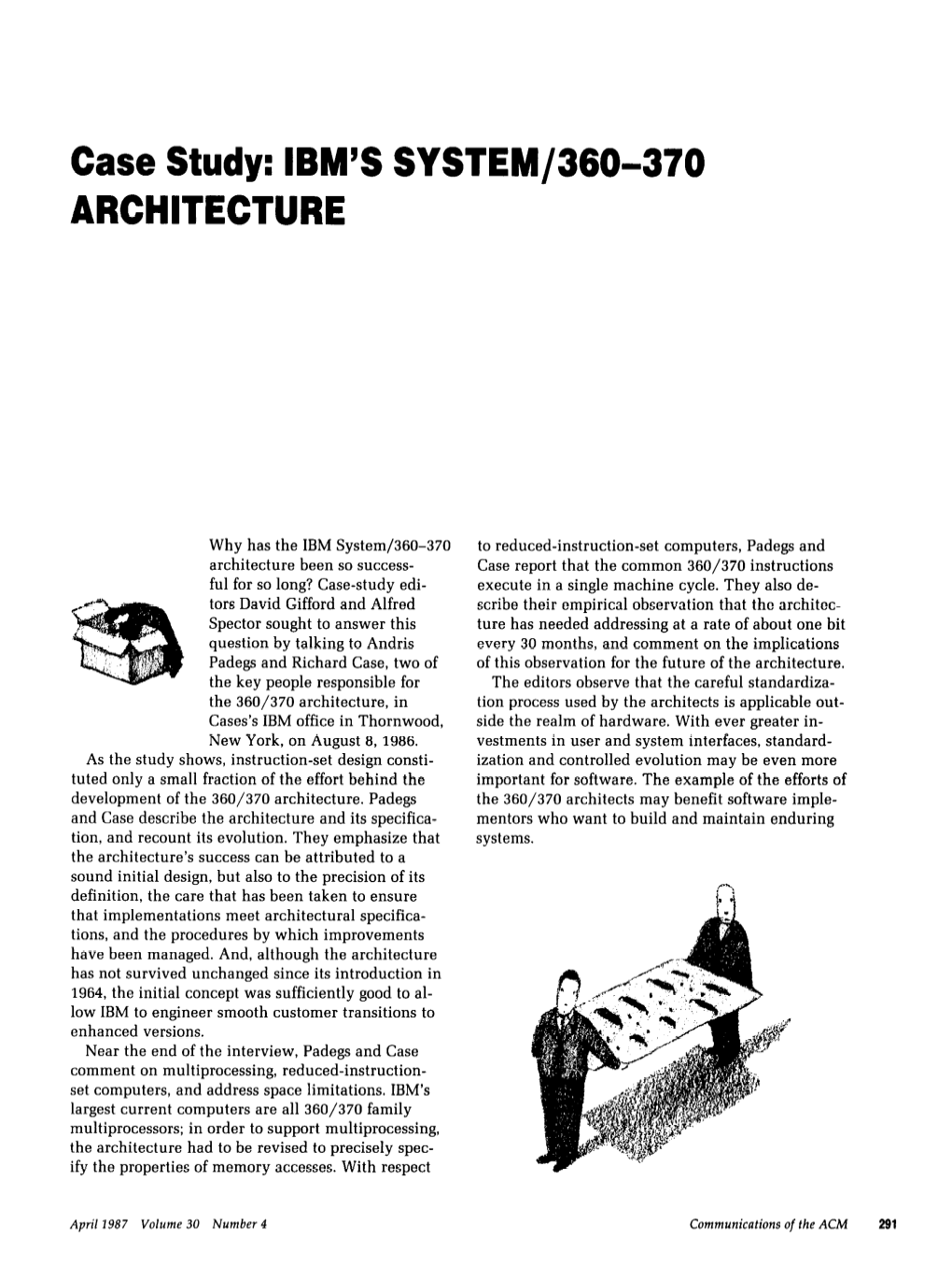 IBM's System/360-370 Architecture