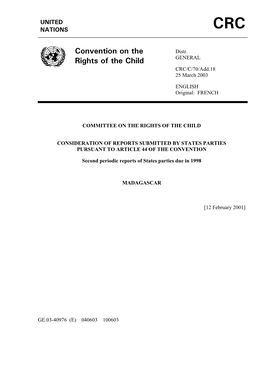 Convention on the Rights of the Child