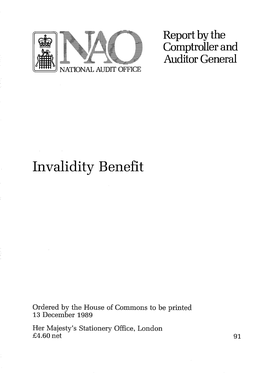 Invalidity Benefit