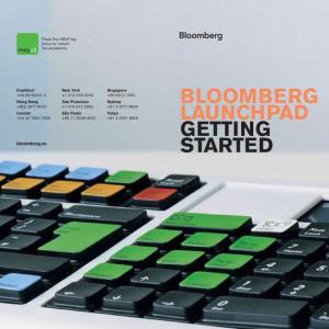 Bloomberg Launchpad Getting Started