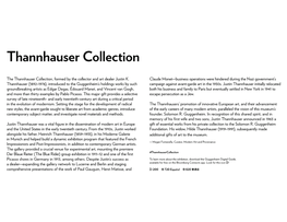 Thannhauser Collection, Gift, Justin K