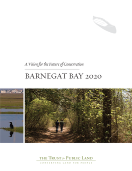 BARNEGAT BAY 2020 BARNEGAT BAY 2020 a Vision for the Future of Conservation