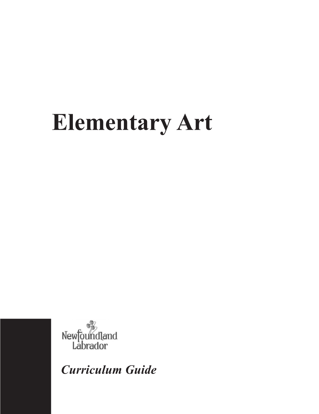 Elementary Art -Cover .Indd