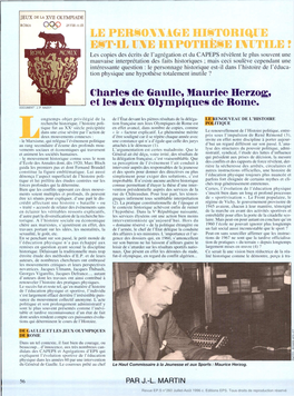 LE PERSONNAGE HISTORIQUЕ Charles De Gaulle, Maurice Herzog