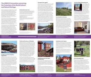 World Heritage Sites in Sweden Date of Visit the Agricultural Landscape of Southern Öland 1