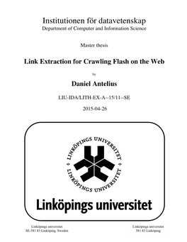 Link Extraction for Crawling Flash on the Web