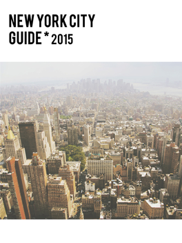 New York City Guide * 2015