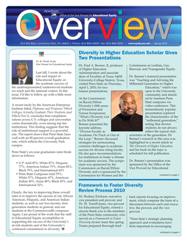 Overview Newsletter Spring 2010