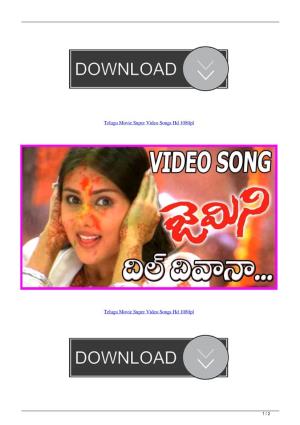 Telugu Movie Super Video Songs Hd 1080Pl