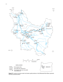 Willamette River Basin Above the Luckiamute River