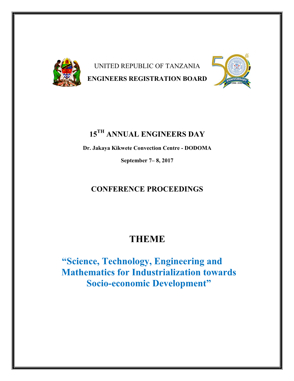 THEME “Science, Technology, Engineering and Mathematics For