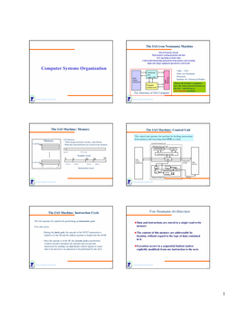 Computer Systems Organization