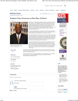 | the Afro-American Newspap