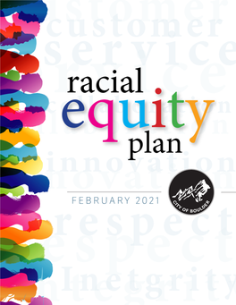 Racial Equity Plan in the City of Boulder Context