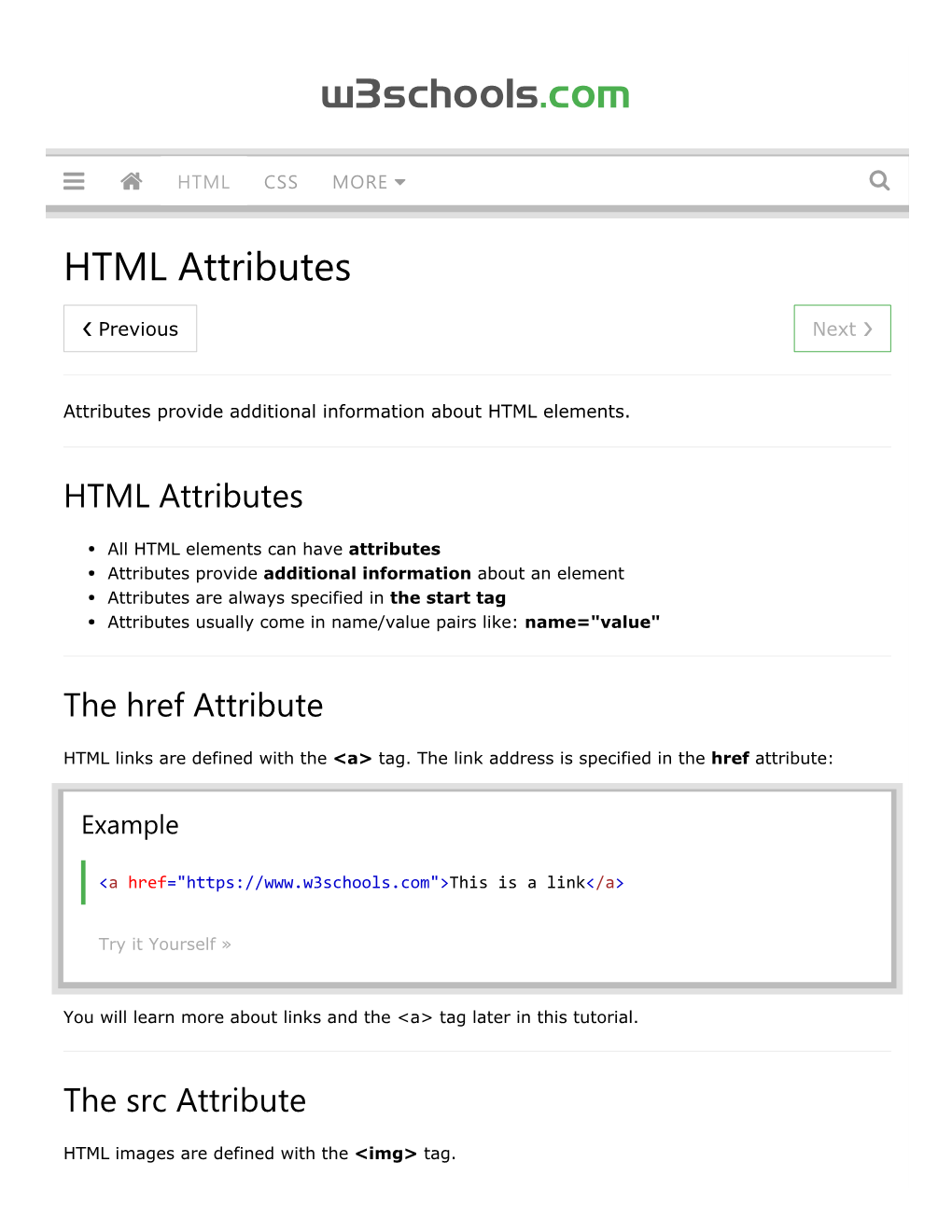 HTML Attributes 4