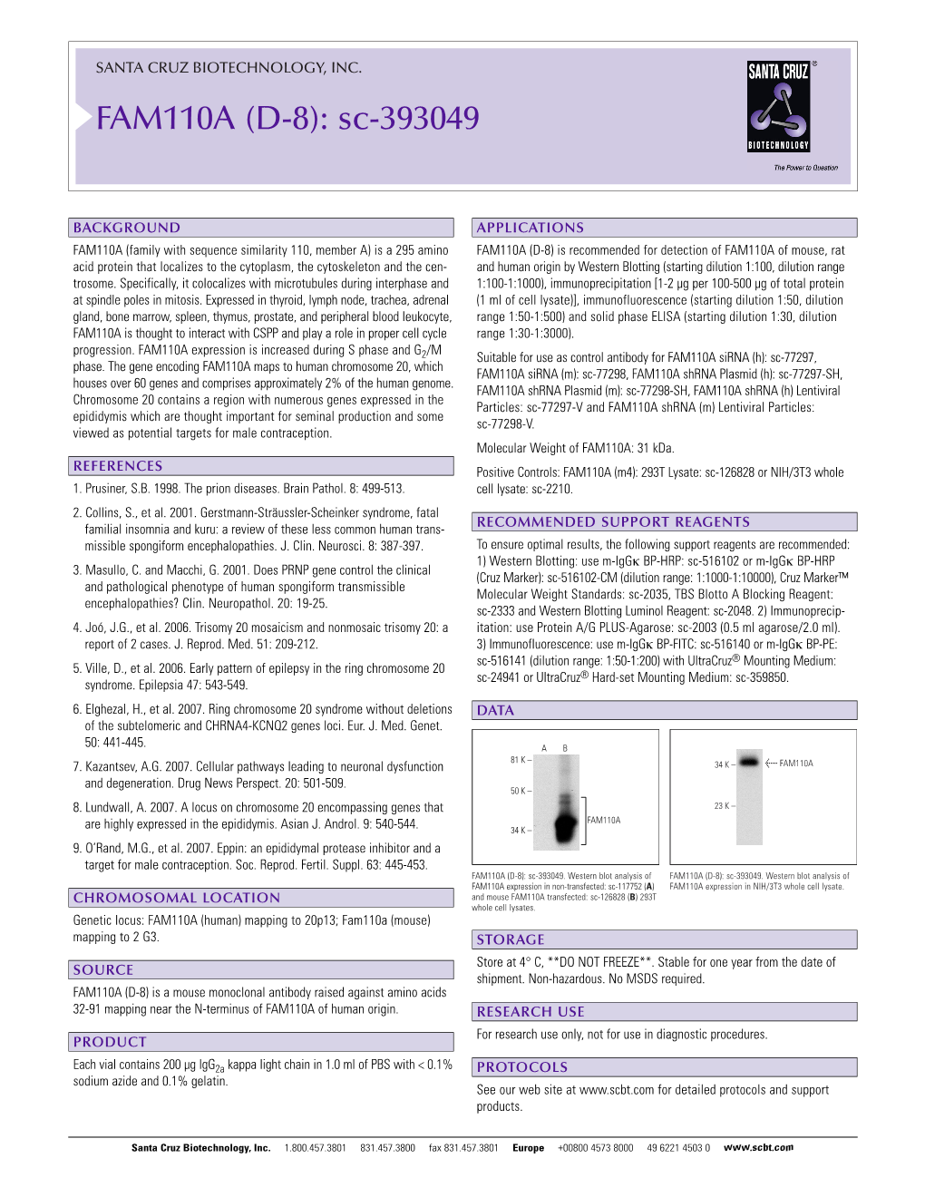 Datasheet Blank Template