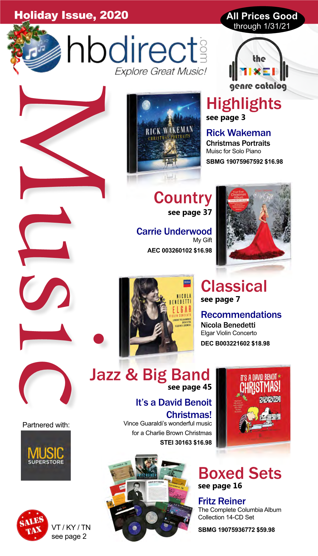 A New Catalog! Fresh Offers in Jazz & Classical Music