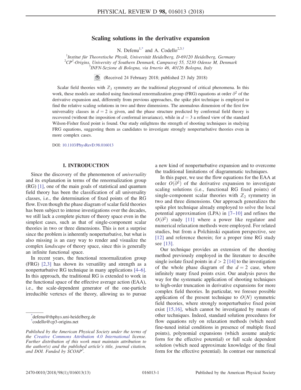 Scaling Solutions in the Derivative Expansion