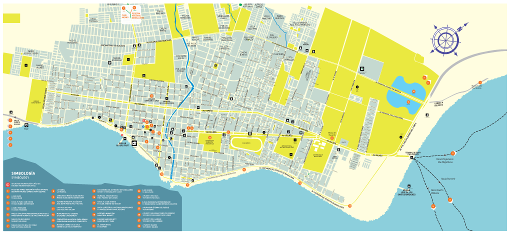 Mapa Punta Arenas 2020