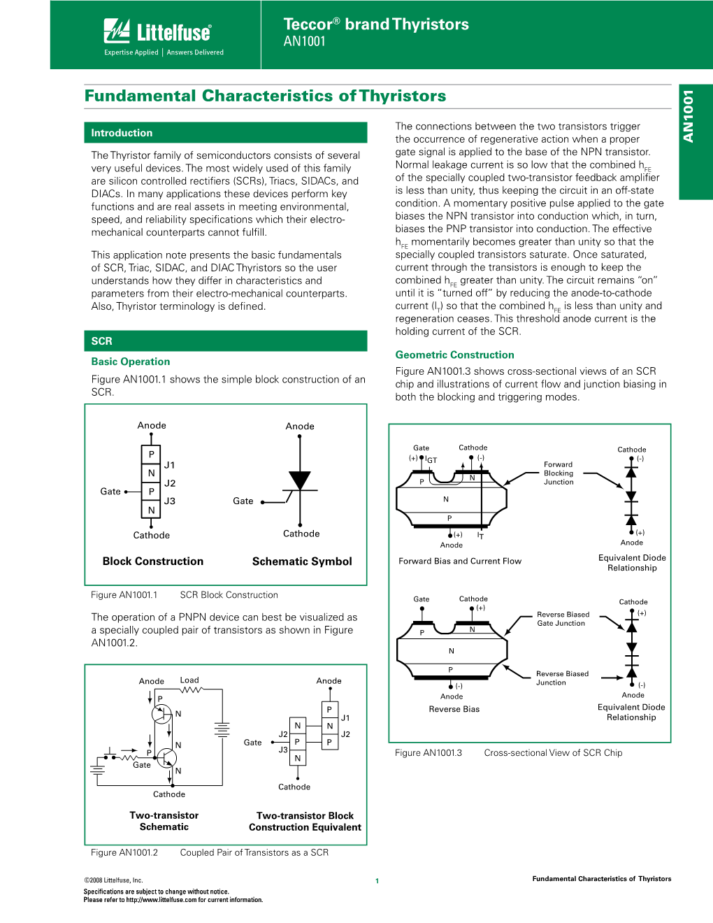 ON Thyristor Application Note