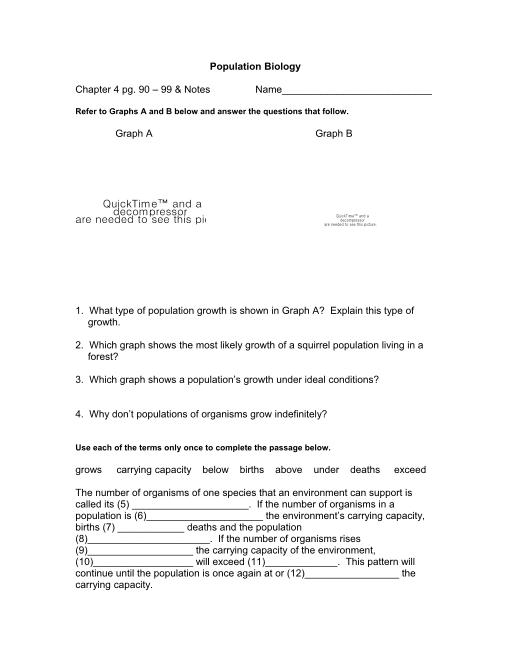 Population Biology