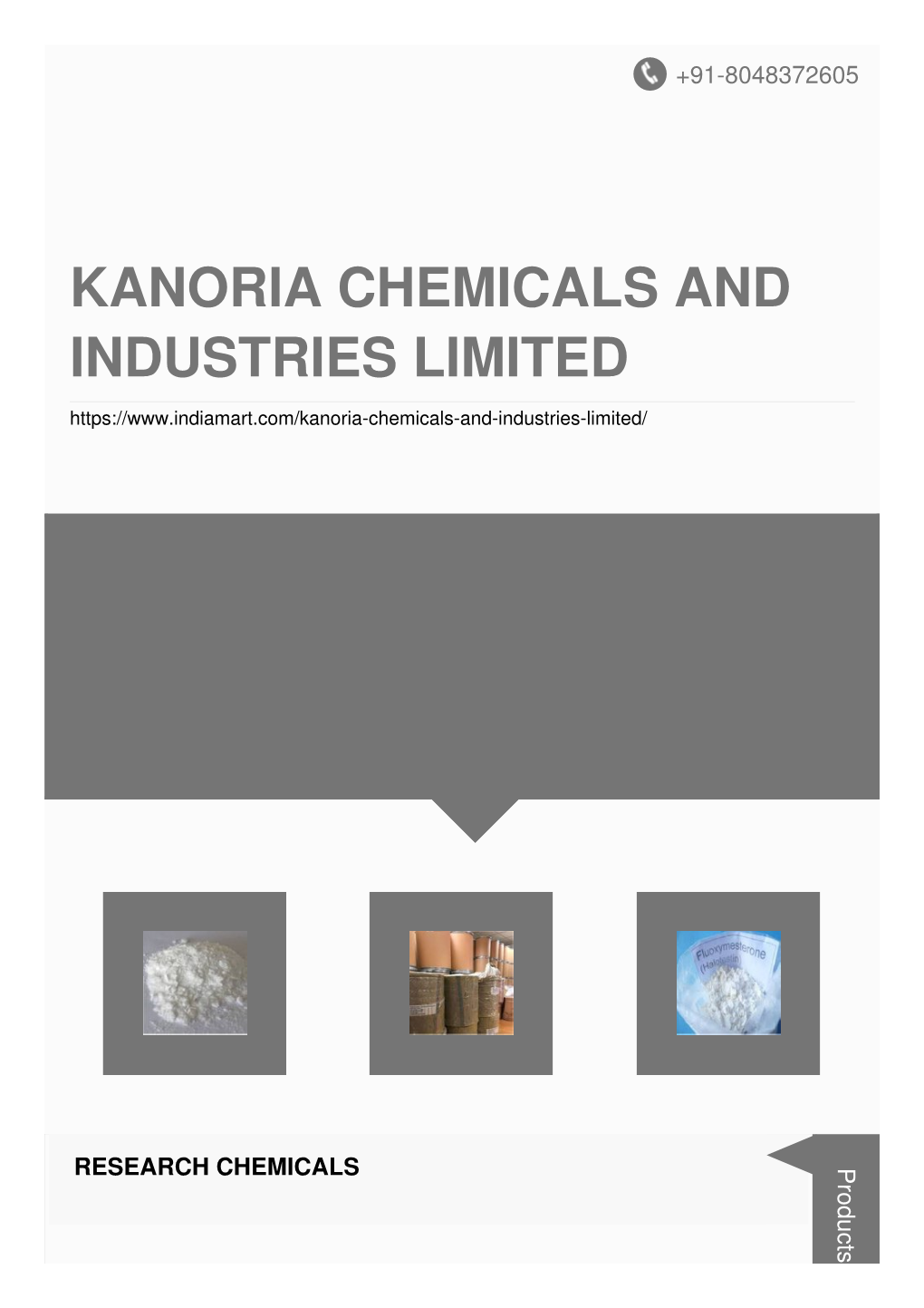 Kanoria Chemicals and Industries Limited
