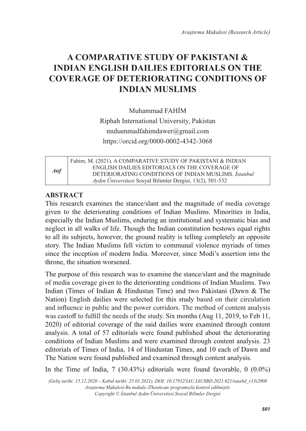 A Comparative Study of Pakistani & Indian English