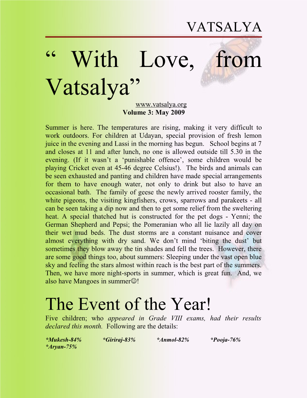 With Love, from Vatsalya