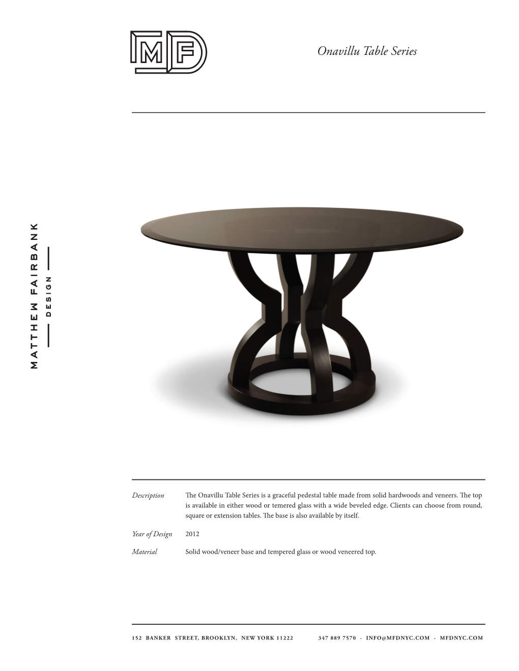 Onavillu Table Series