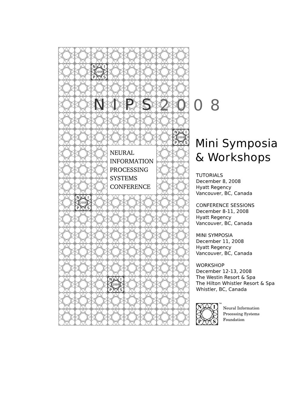 Mini Symposia & Workshops