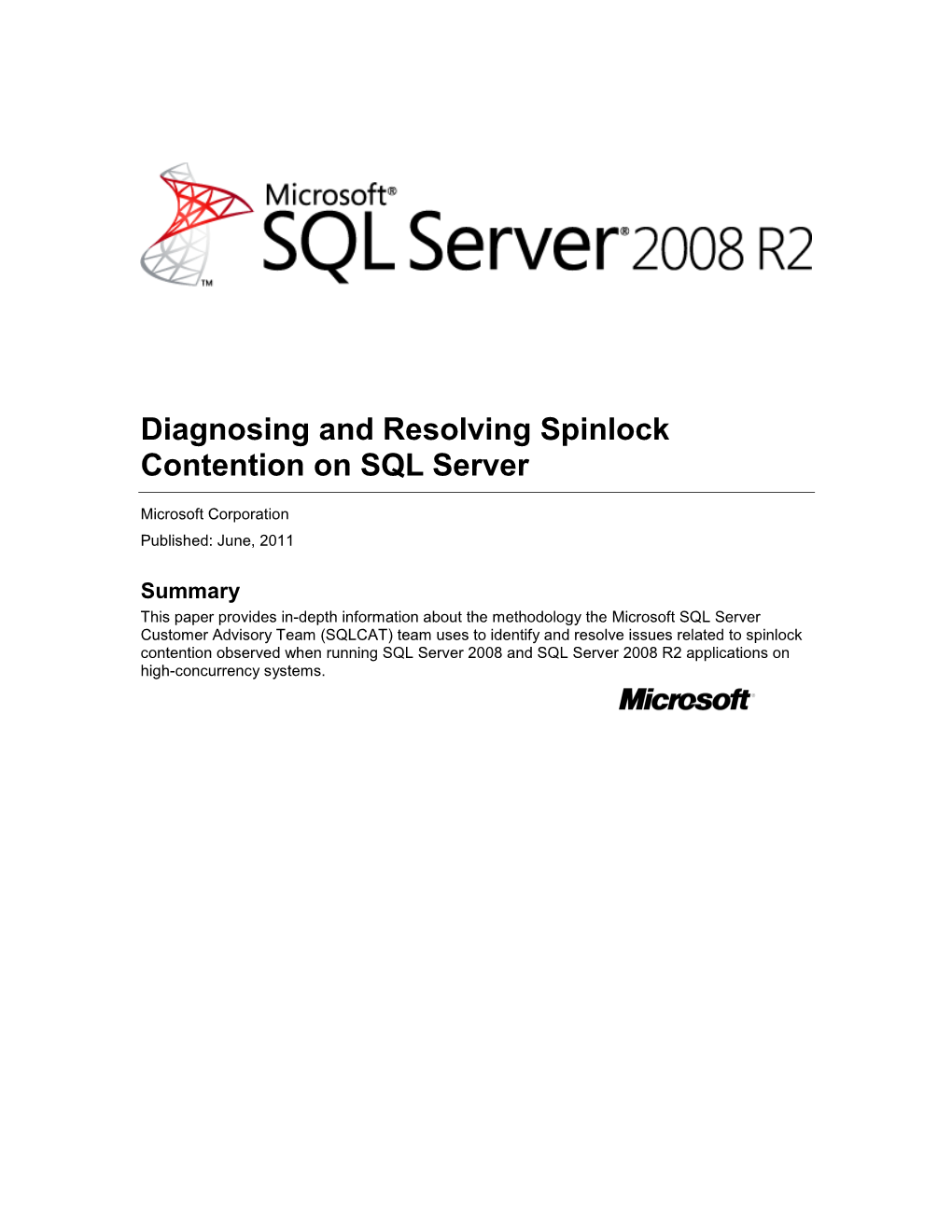 Diagnosing and Resolving Spinlock Contention on SQL Server
