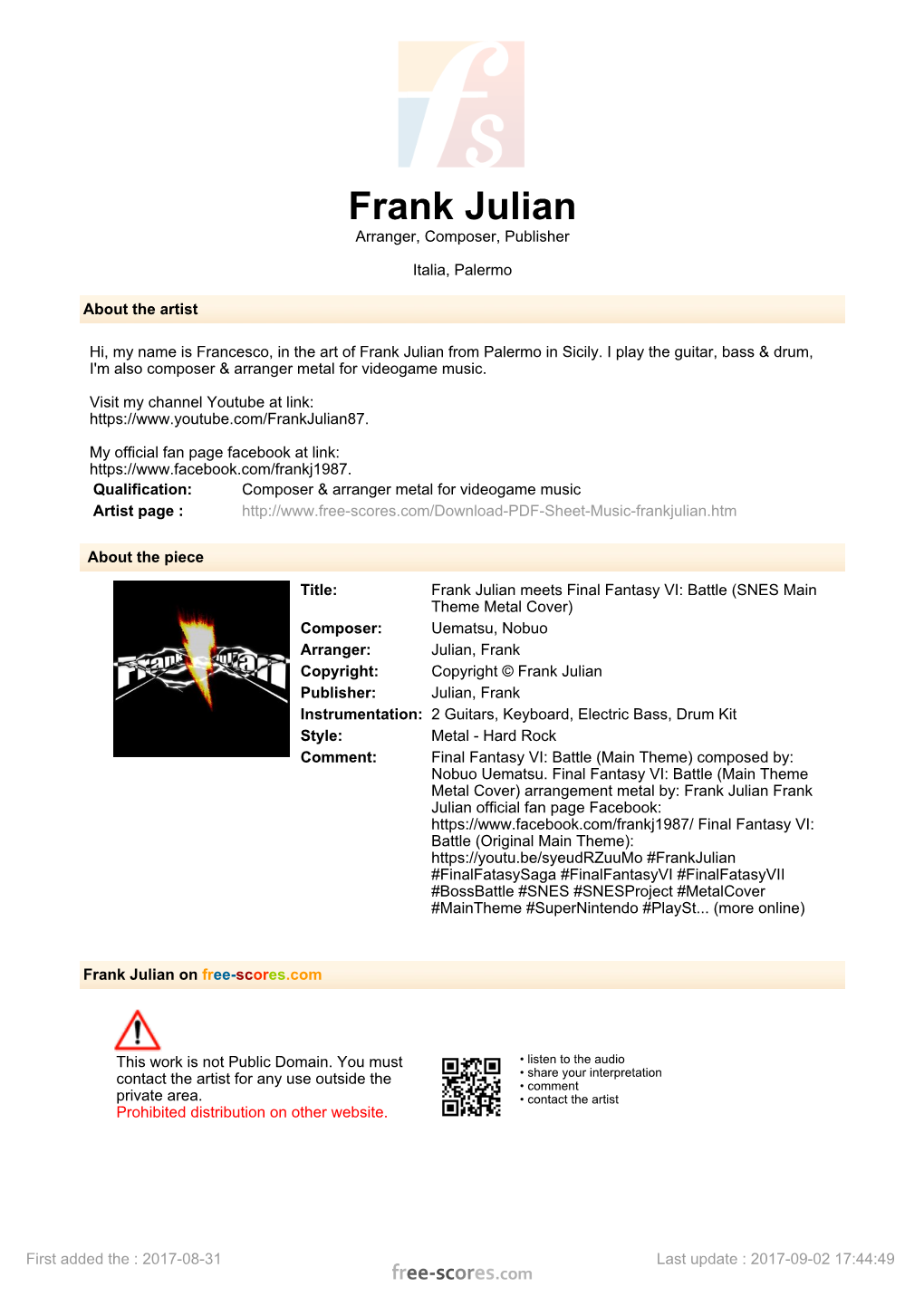 Frank Julian Meets Final Fantasy VI