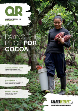 Paying the Price for Cocoa