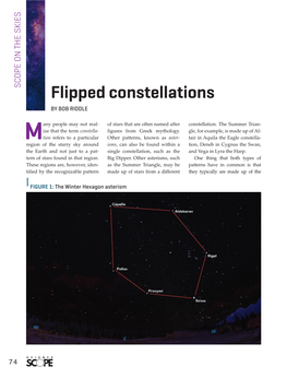SCOPE on the SKIES Flipped Constellations by BOB RIDDLE