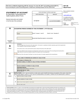 5077 Check Here If This Is the System’S First Filing