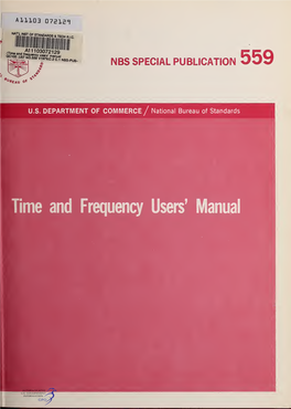Time and Frequency Users Manual