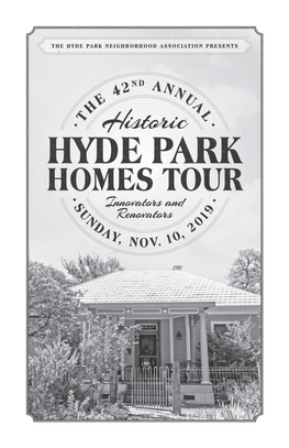 2019 Historic Hyde Park Homes Tour
