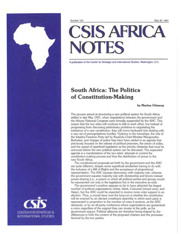 Africa Notes