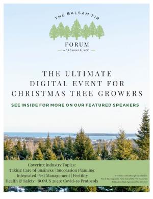 The Ultimate Digital Event for Christmas Tree Growers
