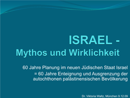Mythos Israel Israel Dr