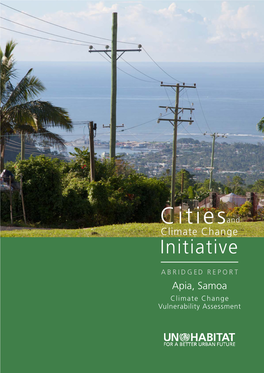 Apia, Samoa Climate Change Vulnerability Assessment