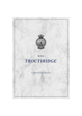 HMS Troutbridge Commissioning Booklet
