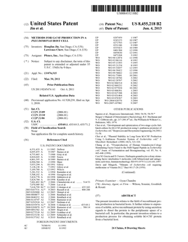 (12) United States Patent (10) Patent No.: US 8,455,218 B2