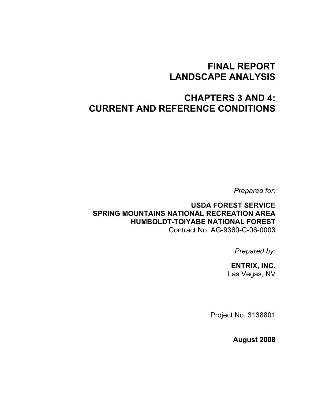 SMNRA Landscape Analysis