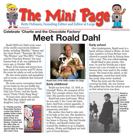 Meet Roald Dahl