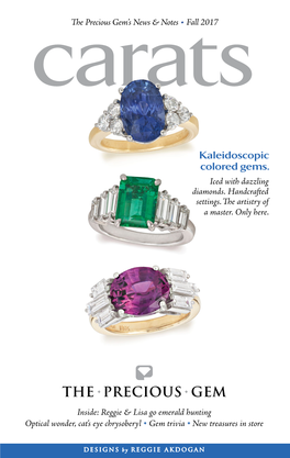 Kaleidoscopic Colored Gems. Iced with Dazzling Diamonds