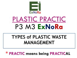 TYPES of PLASTIC WASTE MANAGEMENT