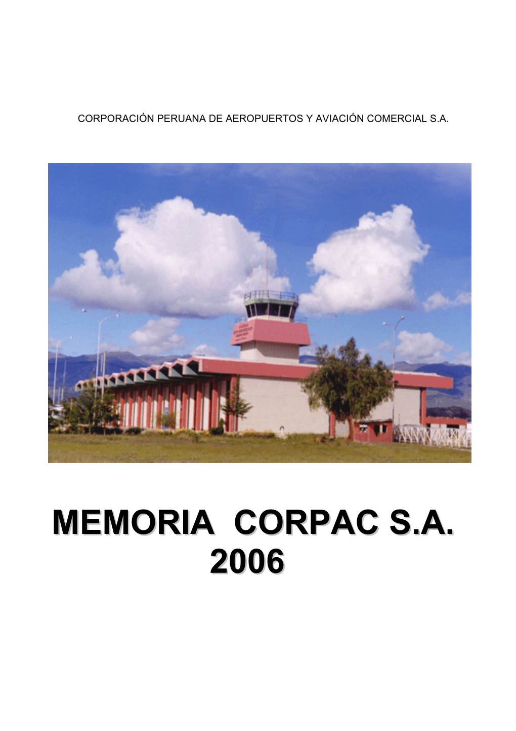 Memoria CORPAC S.A. 2006