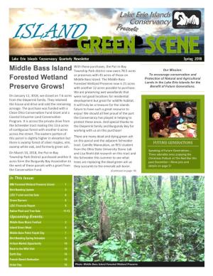 Middle Bass Island Forested Wetland Preserve Grows!